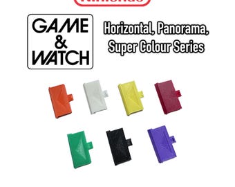 Game and & Watch Battery Lid Cover - Horizontal, Panorama, Super Colour Series
