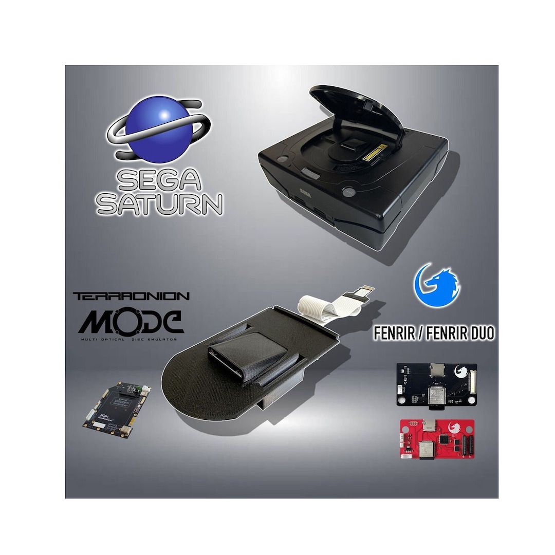 Sega Saturn Fenrir, Fenrir DUO and Terraonion MODE ODE 3D Printed Mount