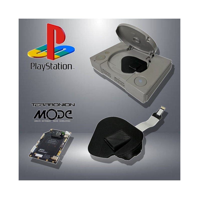 PS1 Playstation 1 Terraonion MODE ODE 3D printed Mount