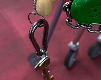 Willy Penis Shaped Trolley Token – Joke Birthday Gift Novelty Keyring – UK Made
