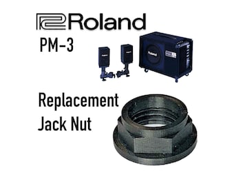 Roland PM-3 Drum Monitor Replacement Jack Nut Amplifie Speakers - And More Amps