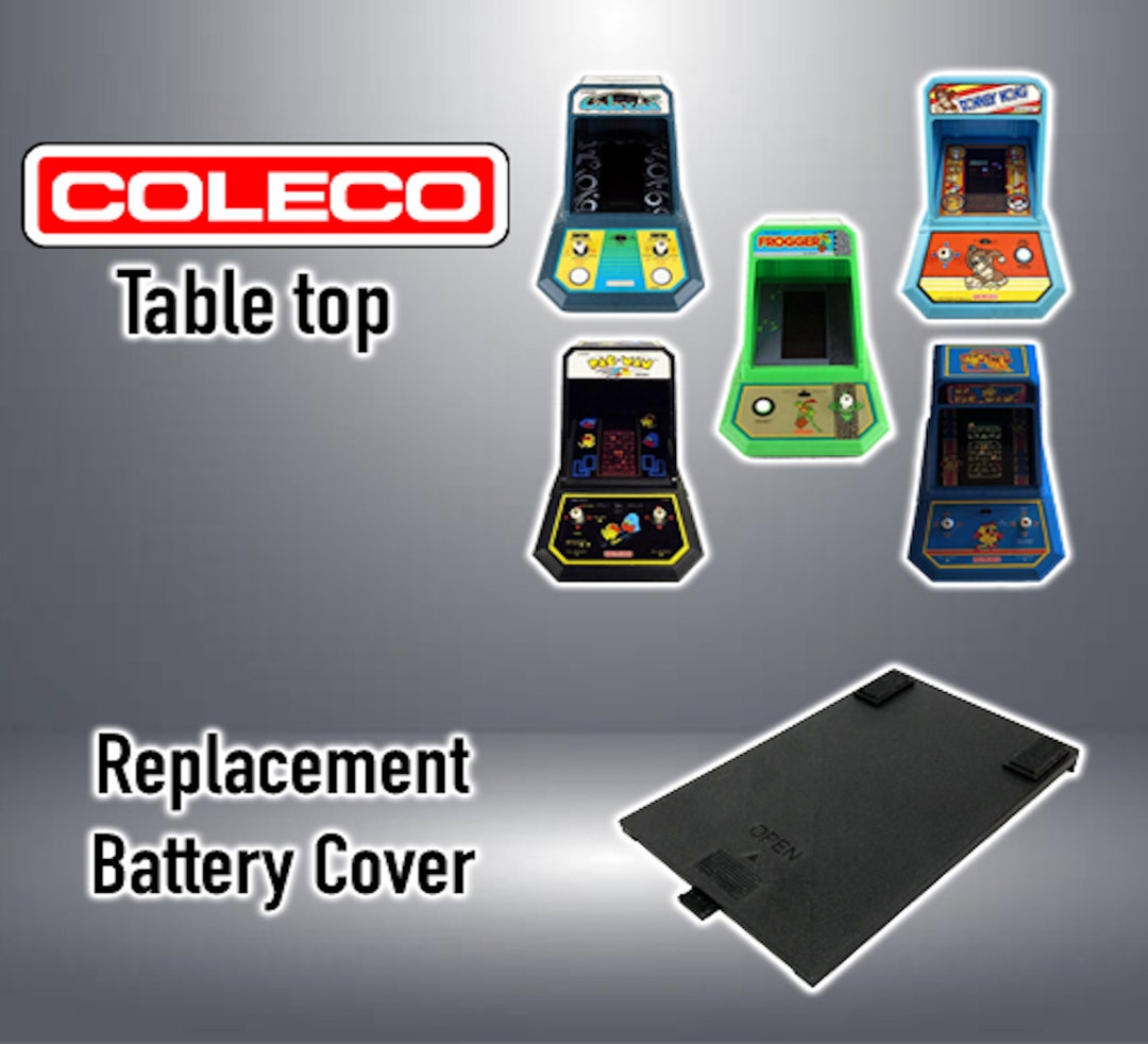 Coleco Tabletop Battery Cover Pac-man Galaxian Donkey Kong
