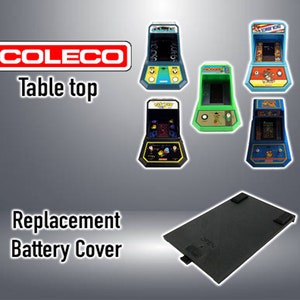 Coleco Tabletop Battery Cover Pac-Man Galaxian Donkey Kong Frogger Ms. Pac-Man