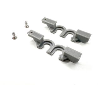 2 clips deslizantes para riel de cortina IKEA Kvartal con tornillos de repuesto para reparación