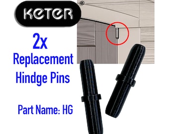 2 pièces de rechange pour axes de charnière Keter, facteur de remplacement HG