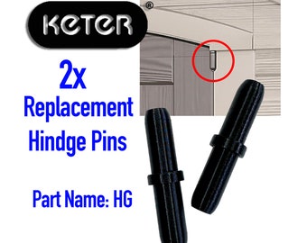 2pcs Keter Hinge Pin Replacement Factor Spare Parts HG