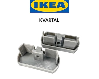 2Pcs Ikea KVARTAL Cover Cap End Cap For Triple Track 3 Run Curtain Rail