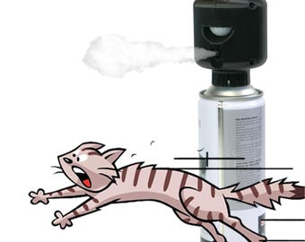 Cat Automatic Air Spray Motion Activated Repeller Bird Squirrel Deterrent Battery Powered
