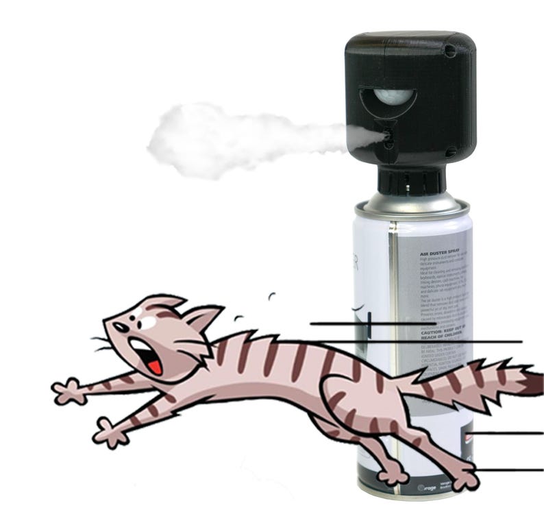 Cat Automatic Air Spray Motion Activated Repeller Bird Squirrel Deterrent Battery Powered