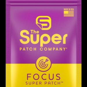 May include: A package of "The Super Patch Company" FOCUS Super Patches. The package is purple and yellow, with the text "STUDY LIKE NEVER BEFORE". Contains 28 patches. Made in the USA.