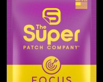 Patch portable SuperPatch-FOCUS Patch pour productivité et pleine conscience- Assistance quotidienne