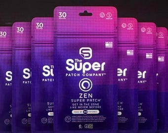 Zen SuperPatch – Rappel quotidien de concentration et de clarté (30 patchs).