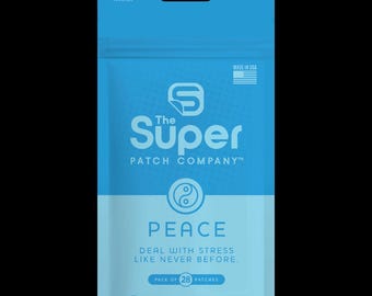 Peace Superpatch-Drug-Free Wearable Patch-Relaxation Patch, Calm Lifestyle Wellness Accessory