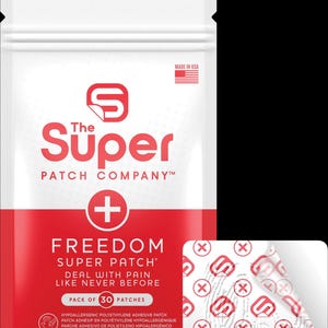 Freedom Superpatch- Comfort for your Daily Routine/ Daily Wellness Patch/Thoughtful gift for Seniors/Drug-Free Self Care