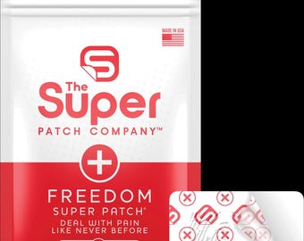 Freedom Superpatch- Comfort for your Daily Routine/ Daily Wellness Patch/Thoughtful gift for Seniors/Drug-Free Self Care