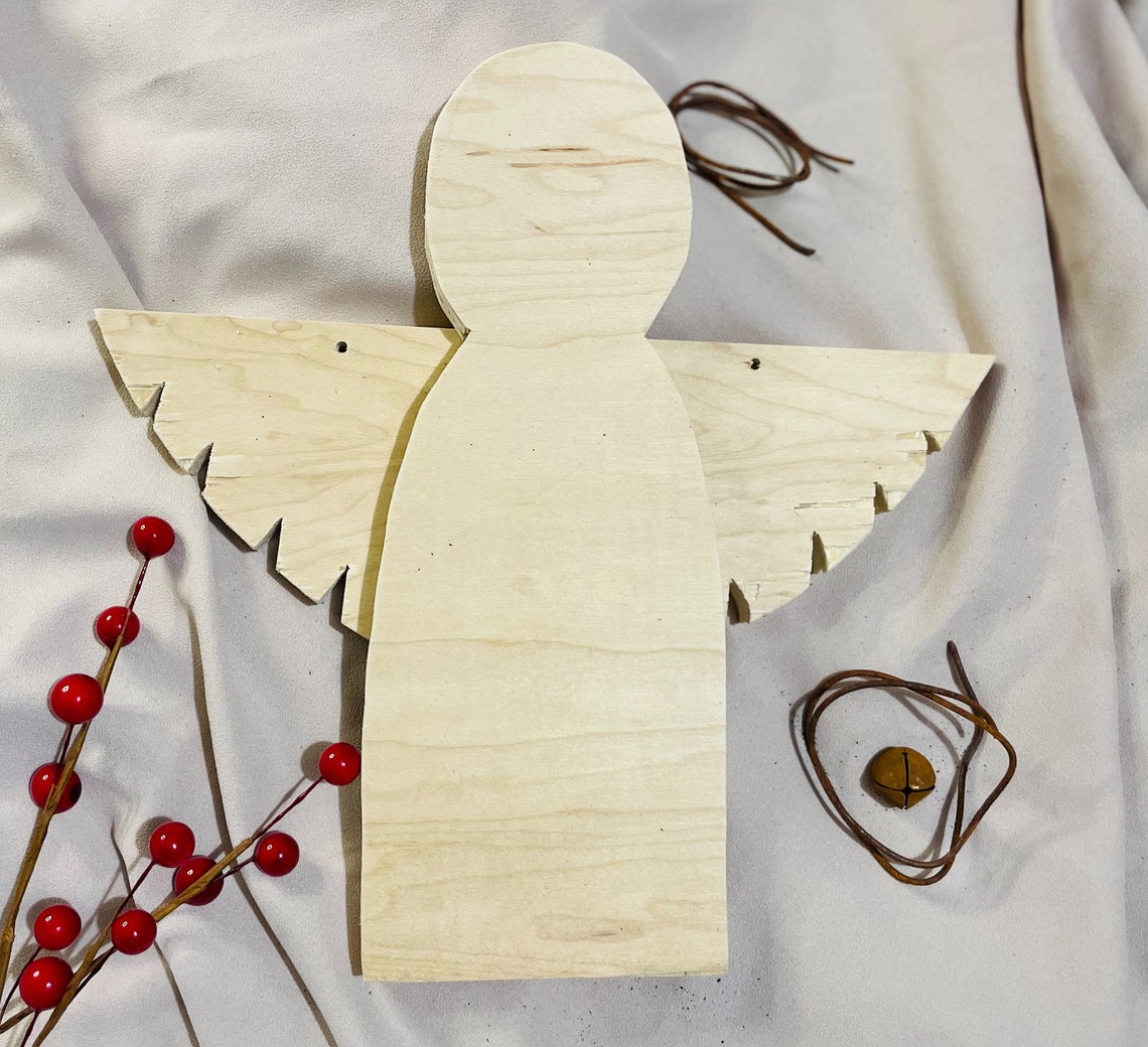 Unfinished Wood Angel Kit - Etsy