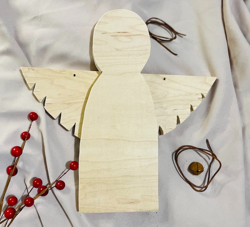 Unfinished Wood Angel Kit Etsy