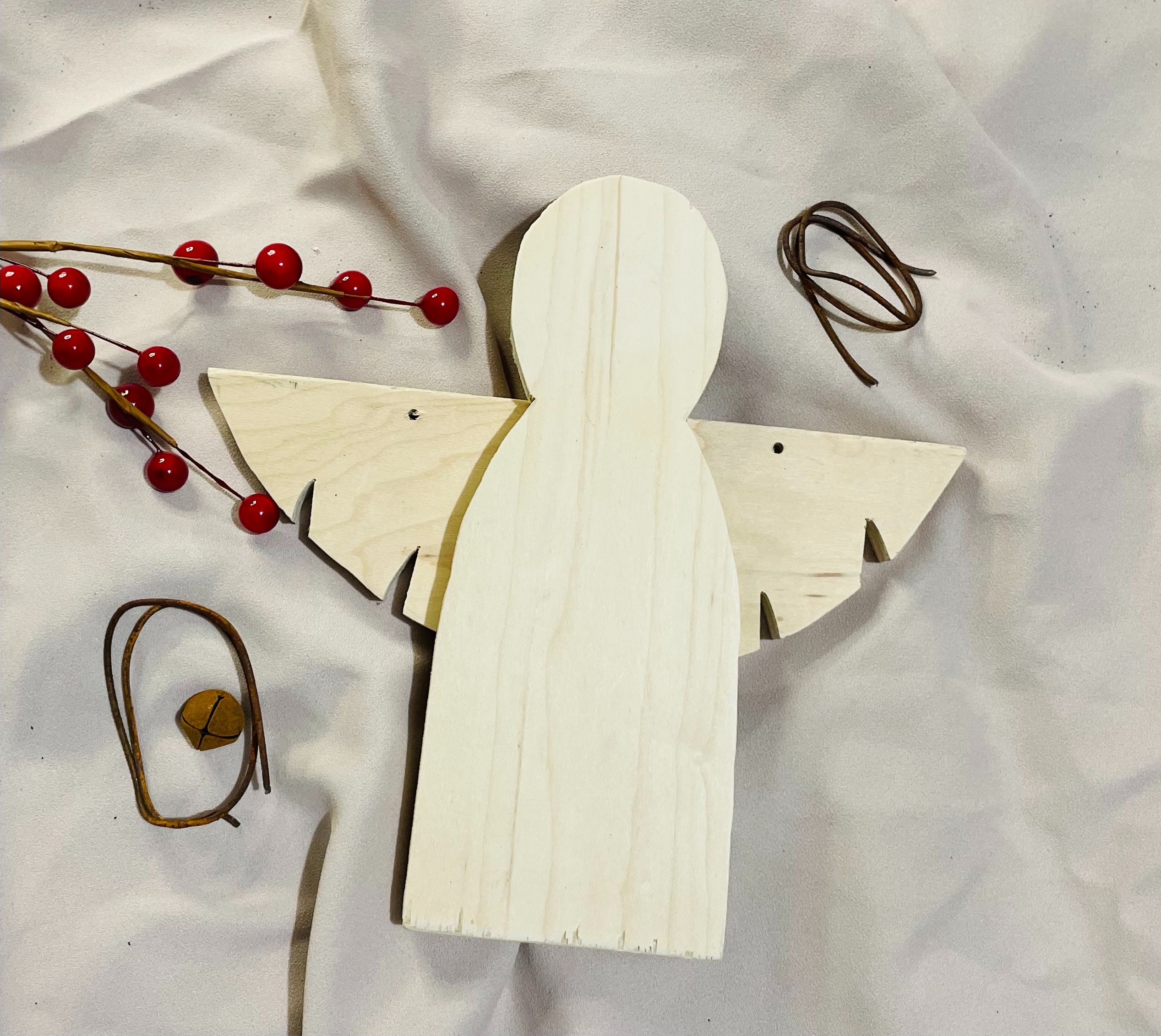 Unfinished Wood Angel Kit Etsy