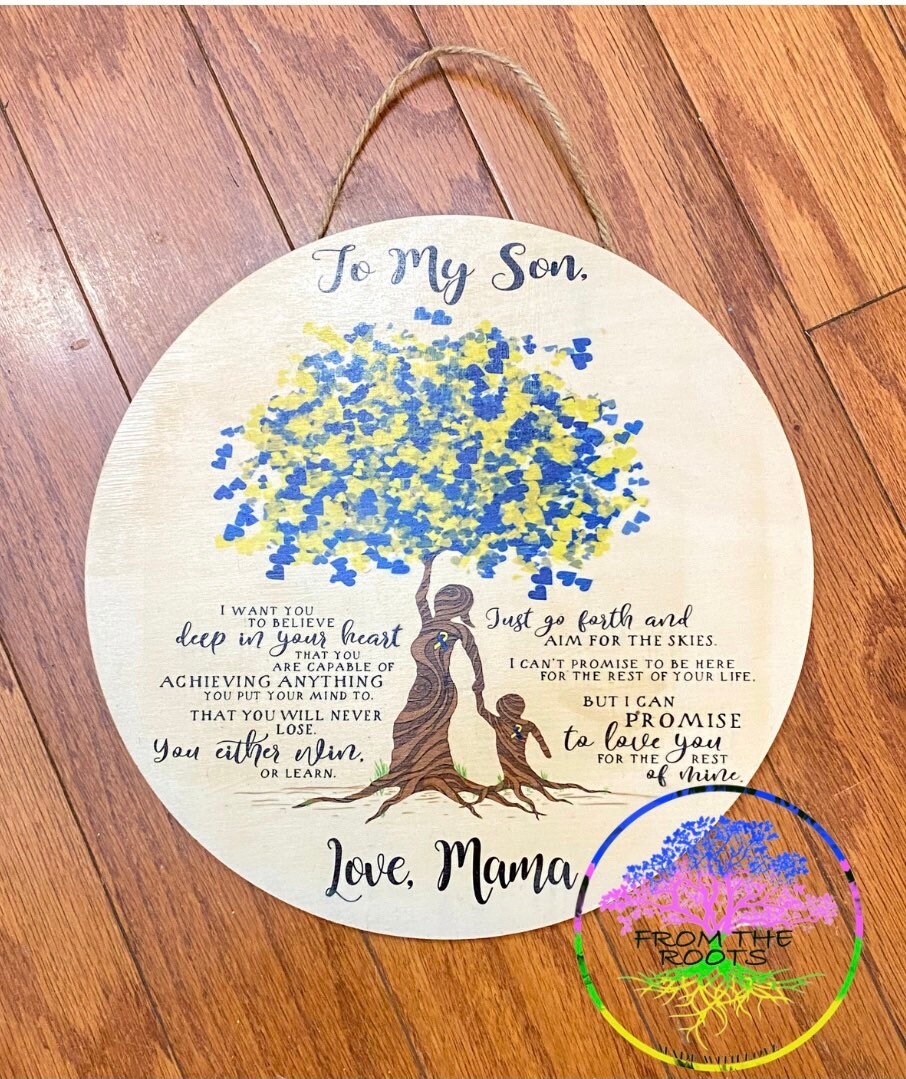 Down Syndrome Tree of Love Wall Decor, Gift, Love Someone With Down ...