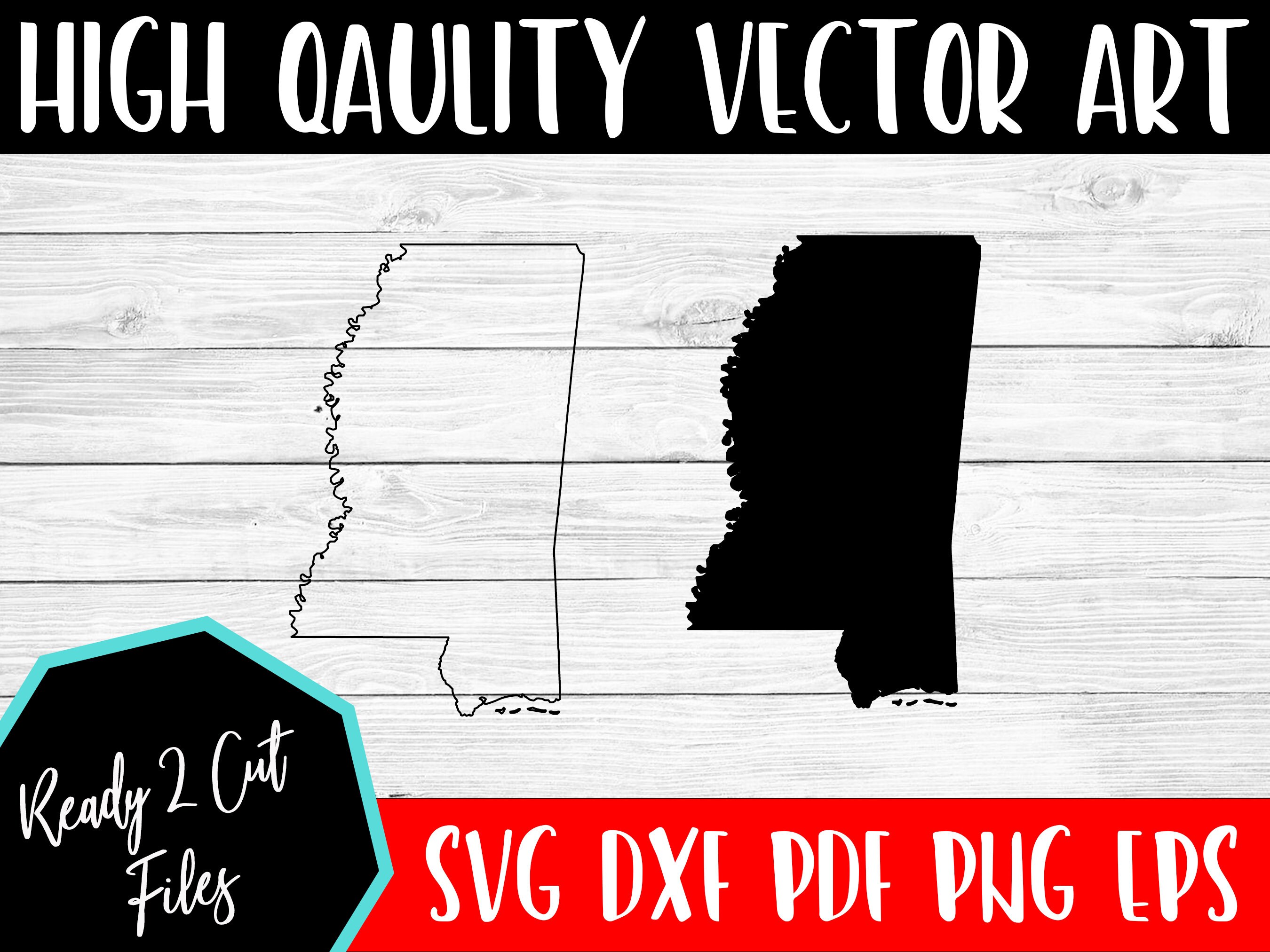 Ms State Vector Mississippi State Outline Vector
