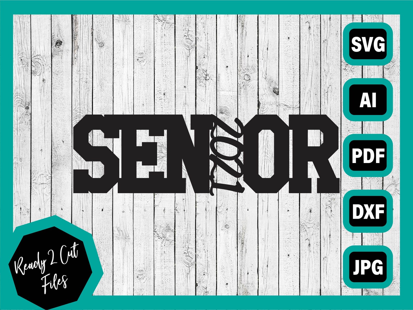 Senior 2021 SVG Files Class of 2021 Solid and Outline | Etsy