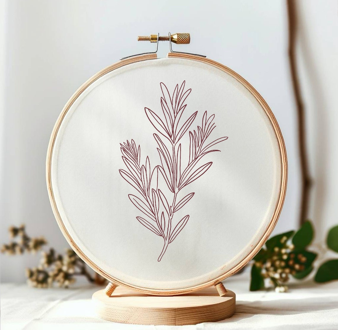 Print Handcraft Pattern Printable Rosemary Hand Embroidery Pattern Digital Download, Handcraft ...