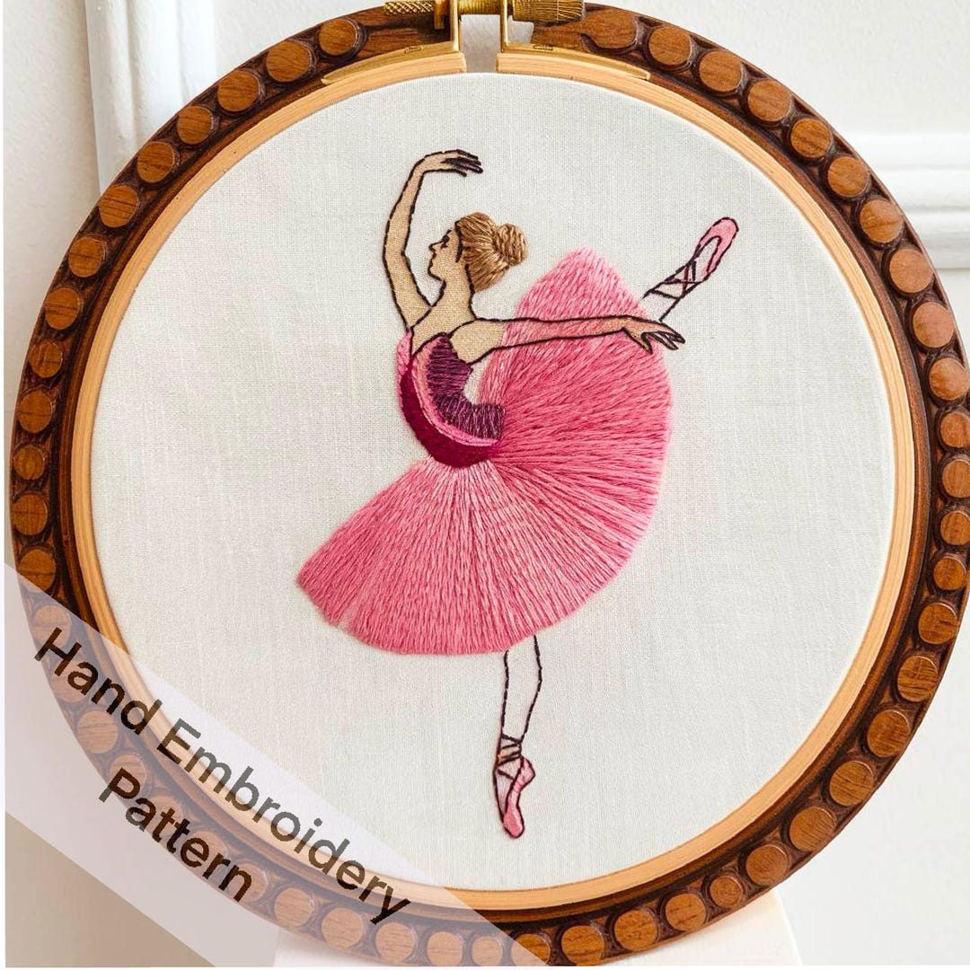 Girl Ballet Pattern Print Dress