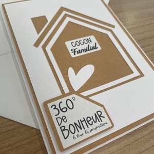 card to offer for a housewarming or to congratulate the new house or apartment image 2