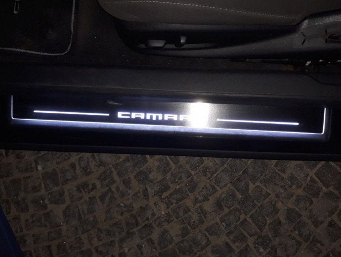 Door sills with illumination Chevrolet Camaro 6 20152021 Etsy