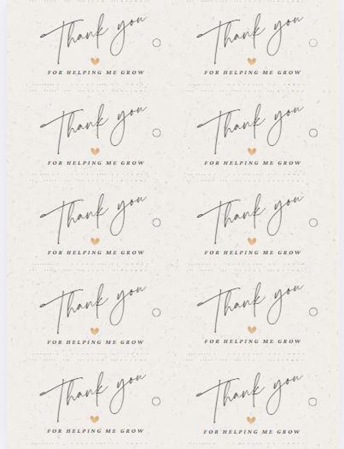 Teacher Appreciation Gift Tag PDF Printable - Etsy