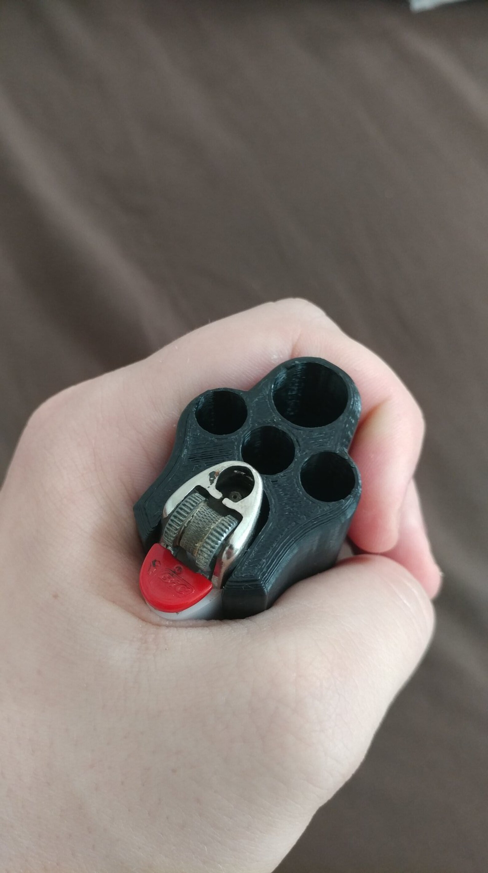 420 Case Midnight Toker Joint Holder Lighter Holder Etsy