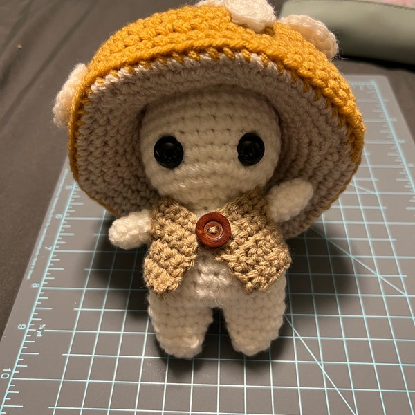 Little Mushroom Guy Crochet Plushie