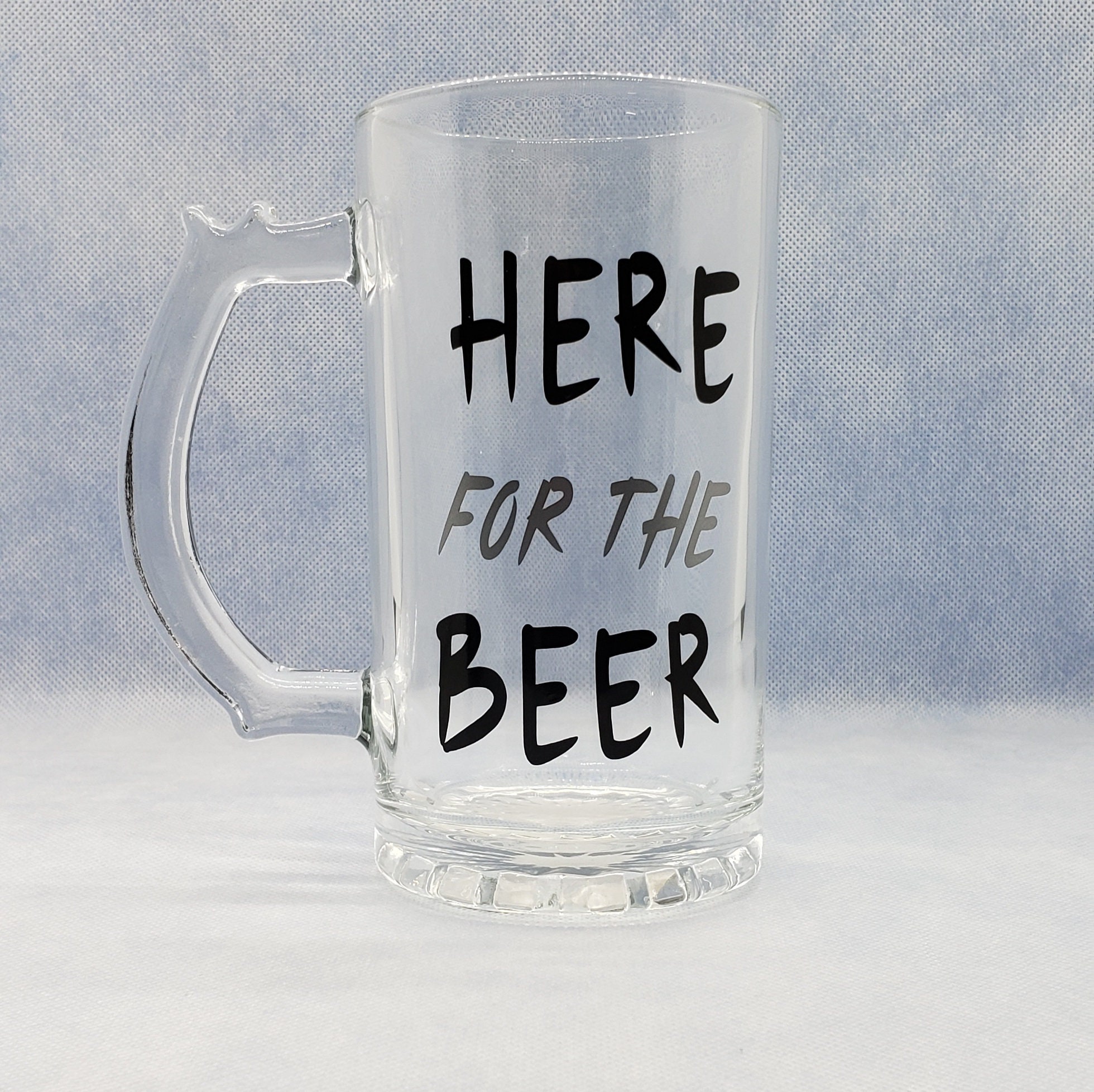 16oz sports mug/ Beer Mug/Here for the Beer Mug/Gifts for him/ Etsy