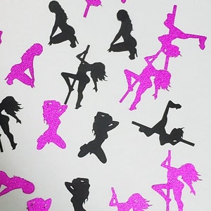 Stripper Silhouette Cutouts: Bachelorette/Hen Party Decorations