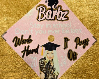 Nicki Minaj Graduation Cap Topper: Sassy Quote, Graduation Keepsake