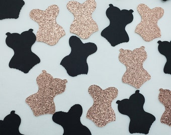 Corset Cutouts, Lingerie Confetti, Bachelorette Party Décor, Hen Party Decorations, Girls Night Supplies