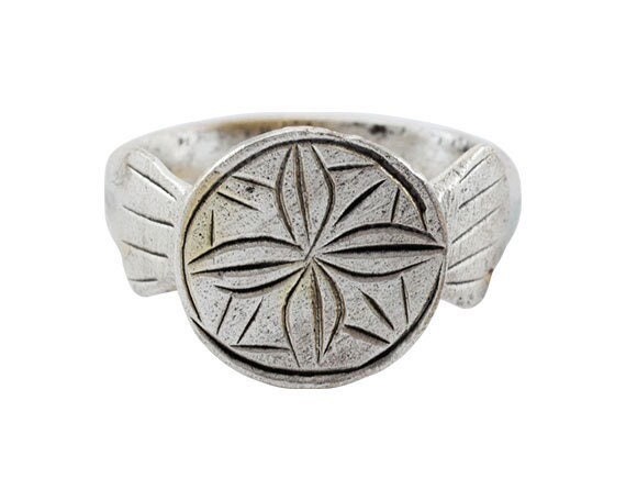 Fine European Christian Ring, 1400-1600 Size 9 3/… - image 1