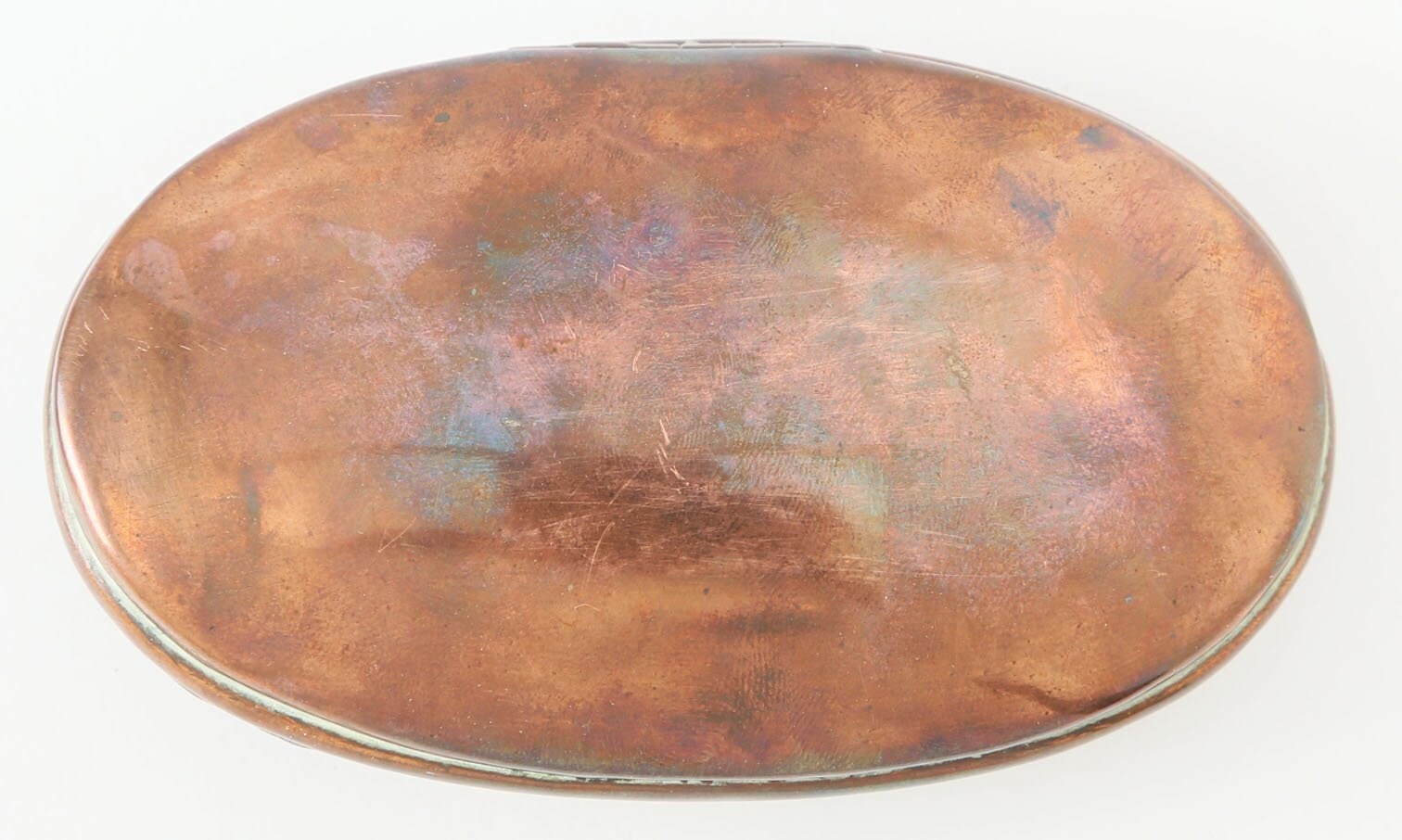 Antique English Copper Snuff Box Napoleonic Period C.1800 Etsy