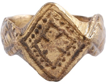 Medieval European Ring 14th-16th Century, Size 9