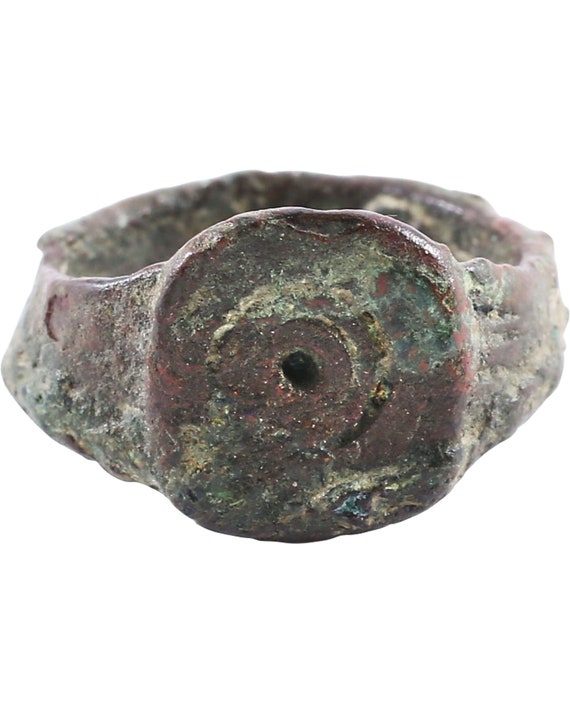 Ancient Roman Evil Eye Ring, 2nd-4th Century AD