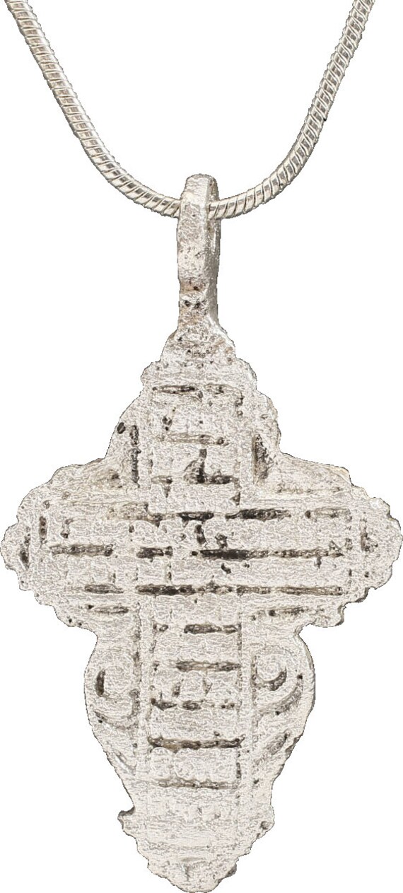 Eastern European Christian Cross Necklace, 17th-1… - image 3
