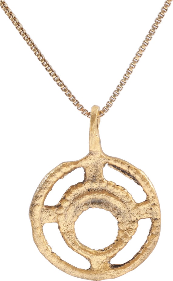 Rare Variation, Viking Lunar Pendant Necklace, 11t