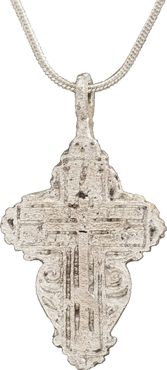 Eastern European Christian Cross Necklace, 17th-1… - image 2