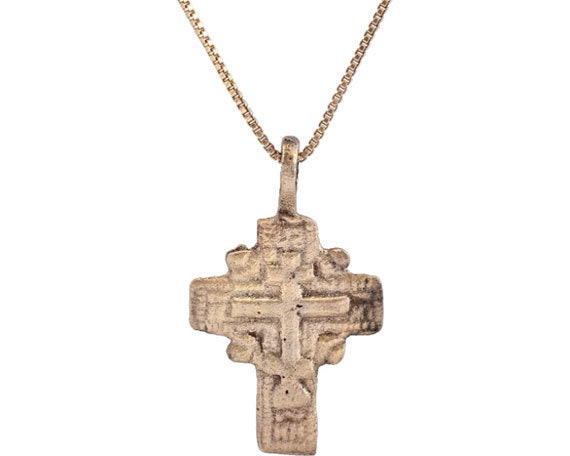 Fine Eastern European Cross Necklace, 17th Centur… - image 1