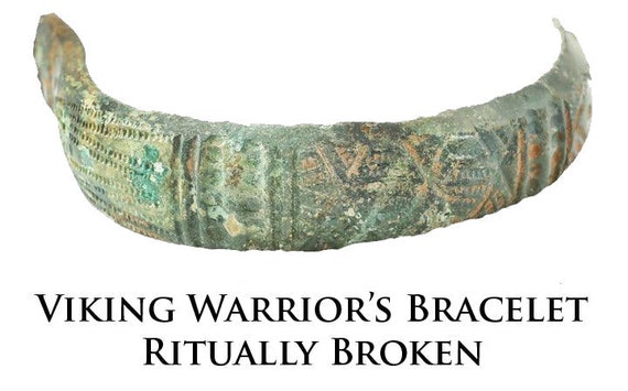 Fine Viking Warrior's Bracelet Pendant Necklace 1… - image 3