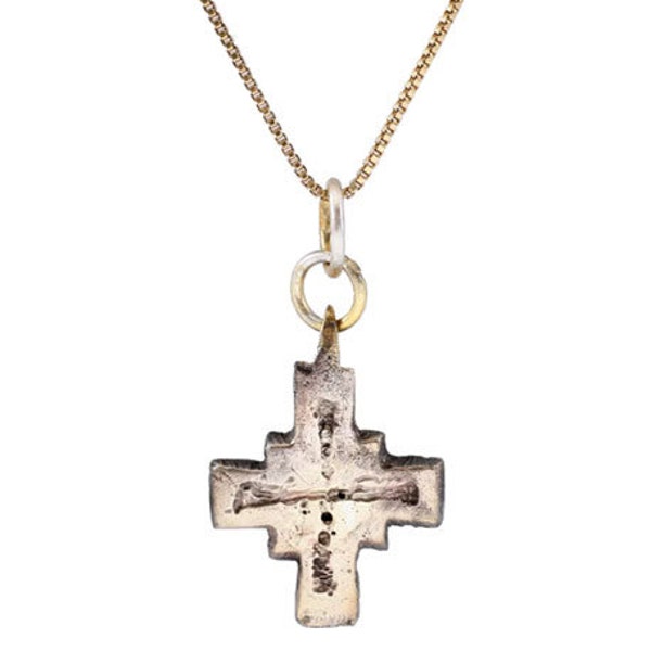 Medieval European Pilgrim’s Reliquary Cross Necklace, 8th-12th Century. Wearable Jewelry