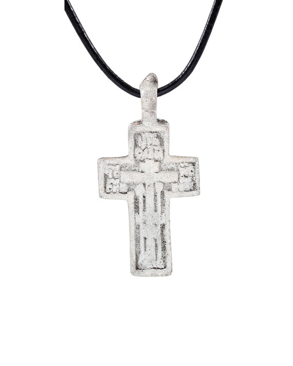 Eastern European Christian Cross Necklace, 17th-1… - image 1