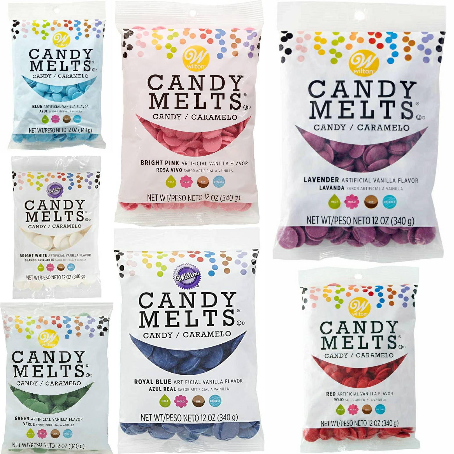 Save on Wilton Candy Melts Bright White Vanilla Flavored Order