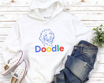 Doodle Funny Golden Doodle Unisex Hooded Sweatshirt