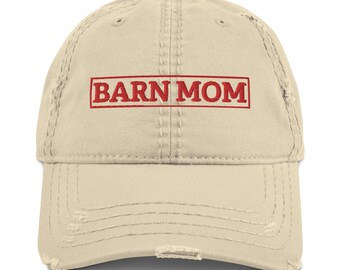 Distressed Barn Mom Hat